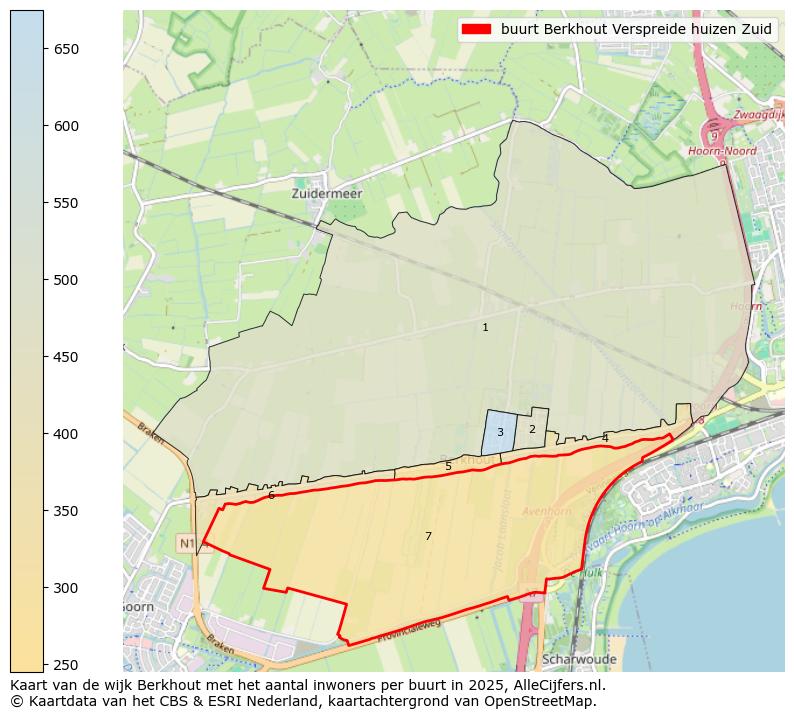 Afbeelding van de buurt Berkhout Verspreide huizen Zuid op de kaart.