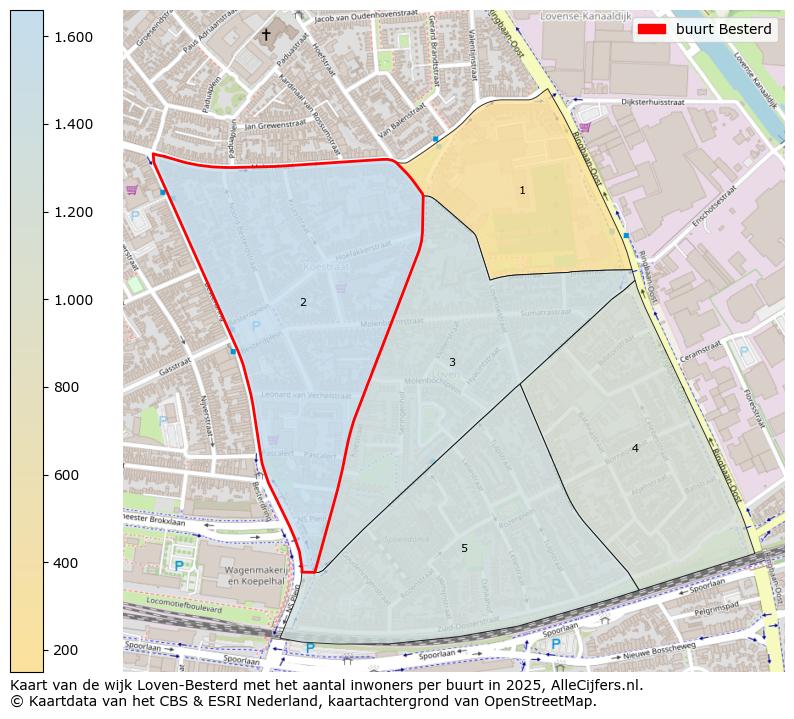 Afbeelding van de buurt Besterd op de kaart.