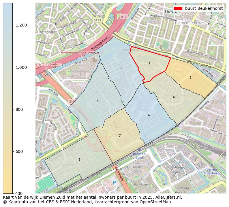 Afbeelding van de buurt Beukenhorst op de kaart.
