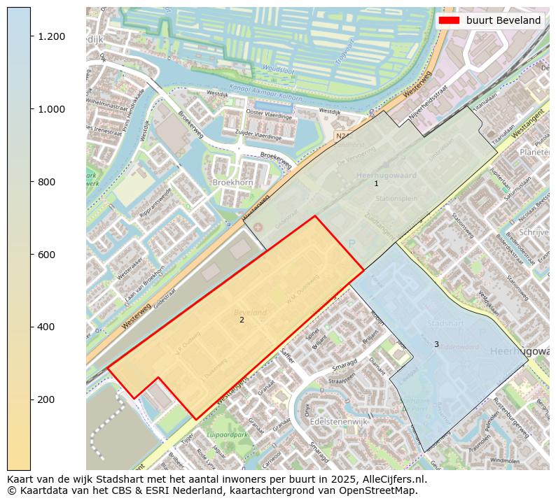 Afbeelding van de buurt Beveland op de kaart.