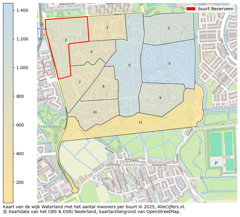 Afbeelding van de buurt Beverveen op de kaart.