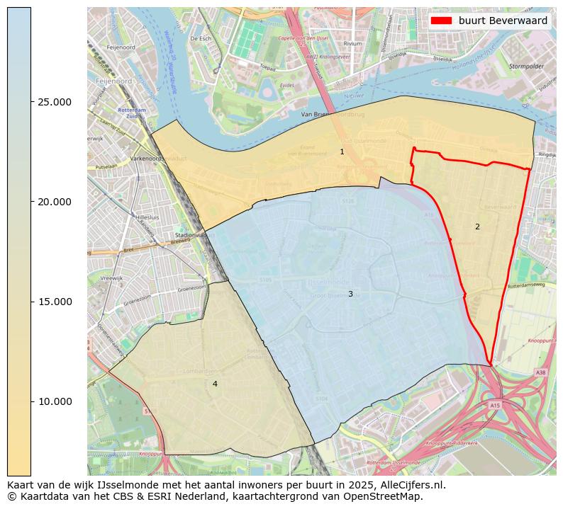 Afbeelding van de buurt Beverwaard op de kaart.