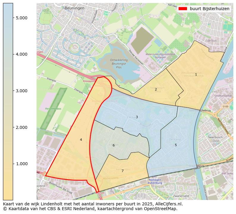 Afbeelding van de buurt Bijsterhuizen op de kaart.