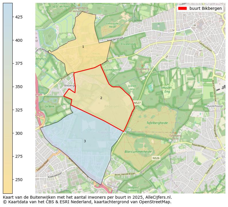 Afbeelding van de buurt Bikbergen op de kaart.