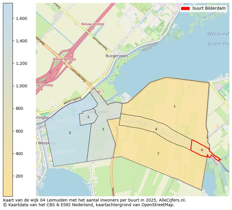 Afbeelding van de buurt Bilderdam op de kaart.
