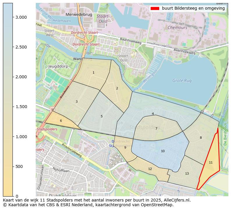Afbeelding van de buurt Bildersteeg en omgeving op de kaart.