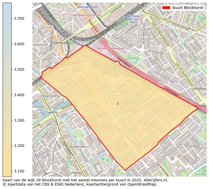 Afbeelding van de buurt Binckhorst op de kaart.