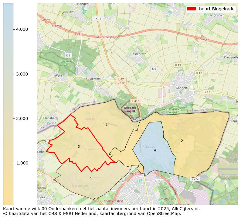 Afbeelding van de buurt Bingelrade op de kaart.