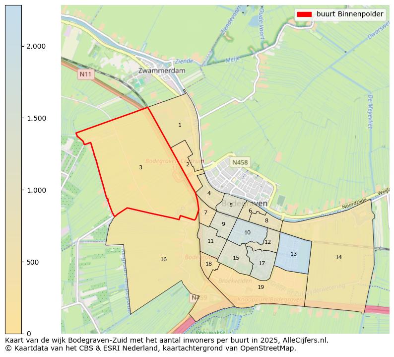 Afbeelding van de buurt Binnenpolder op de kaart.