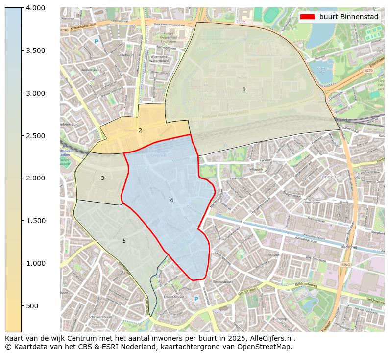 Afbeelding van de buurt Binnenstad op de kaart.