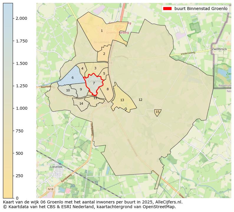 Afbeelding van de buurt Binnenstad Groenlo op de kaart.