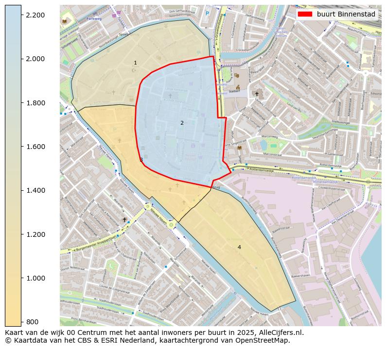 Afbeelding van de buurt Binnenstad op de kaart.
