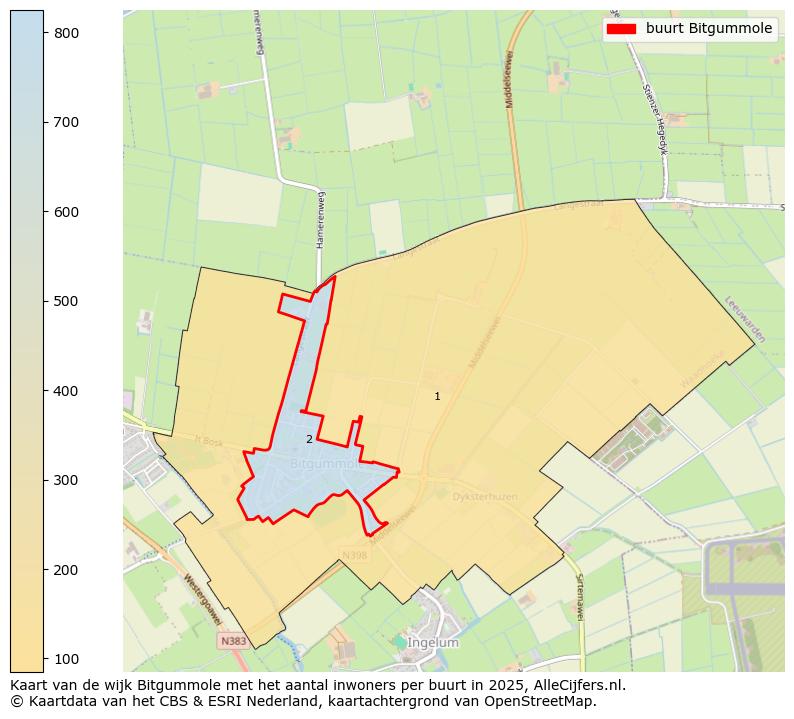 Afbeelding van de buurt Bitgummole op de kaart.
