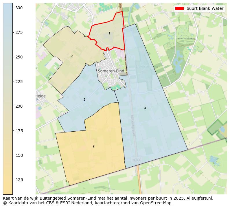 Afbeelding van de buurt Blank Water op de kaart.