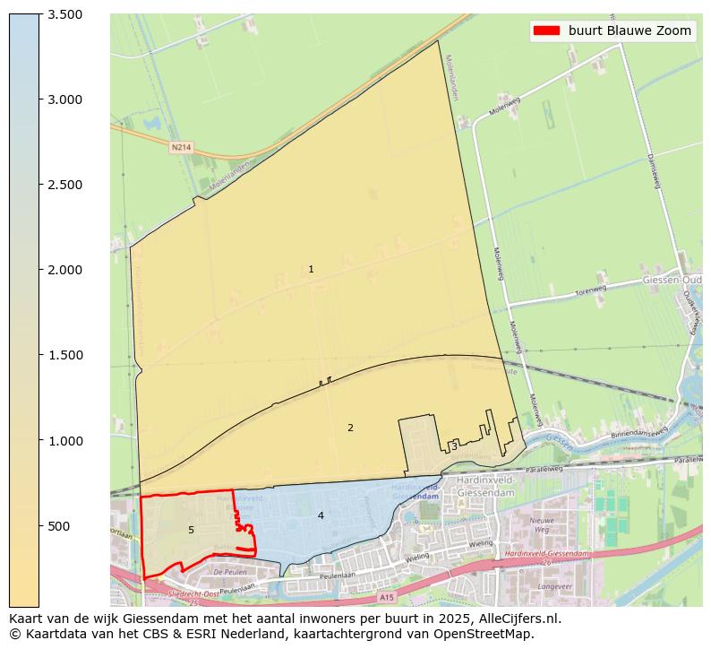 Afbeelding van de buurt Blauwe Zoom op de kaart.