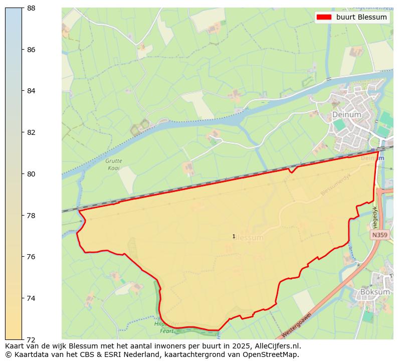 Afbeelding van de buurt Blessum op de kaart.