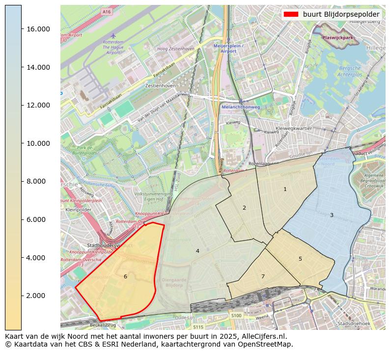 Afbeelding van de buurt Blijdorpsepolder op de kaart.