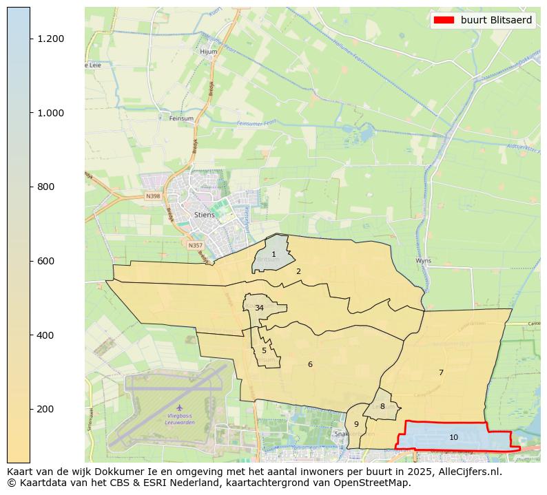 Afbeelding van de buurt Blitsaerd op de kaart.