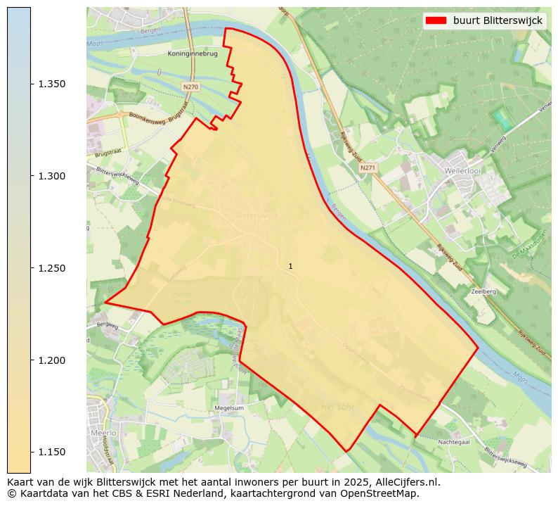 Afbeelding van de buurt Blitterswijck op de kaart.
