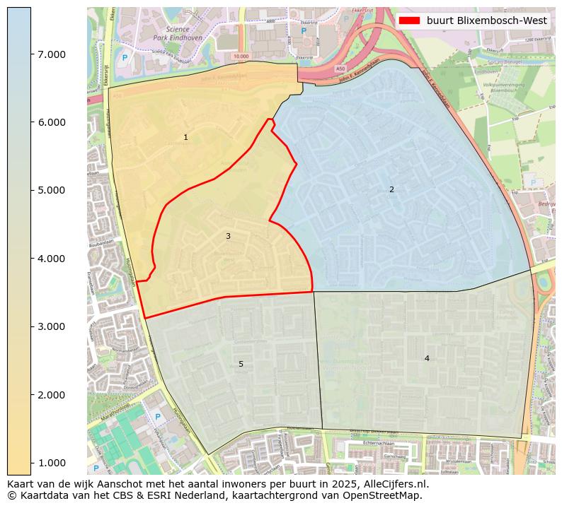 Afbeelding van de buurt Blixembosch-West op de kaart.