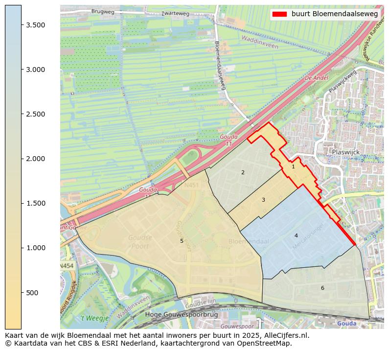 Afbeelding van de buurt Bloemendaalseweg op de kaart.