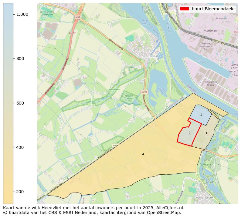 Afbeelding van de buurt Bloemendaele op de kaart.