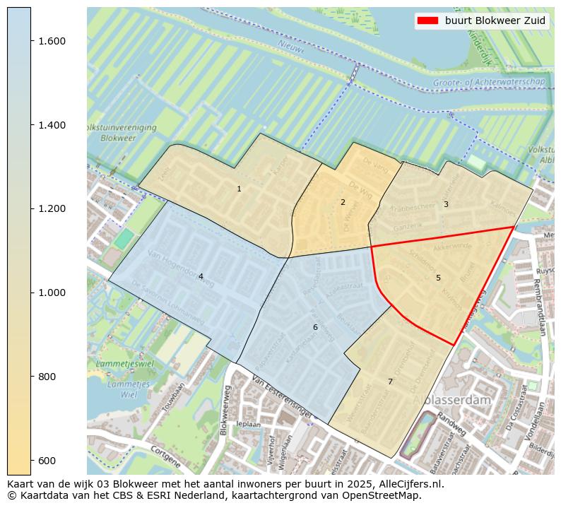 Afbeelding van de buurt Blokweer Zuid op de kaart.