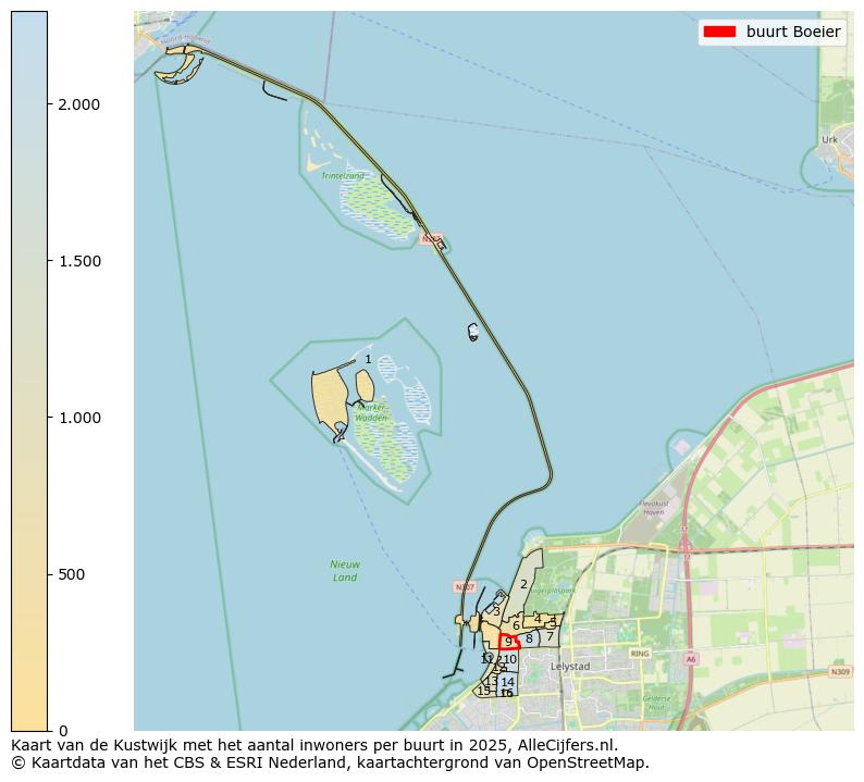 Afbeelding van de buurt Boeier op de kaart.