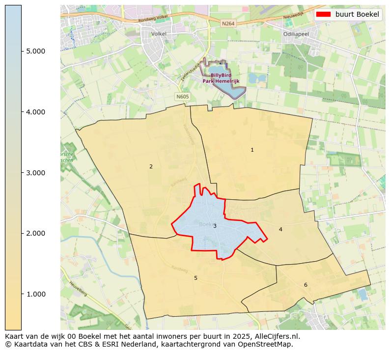 Afbeelding van de buurt Boekel op de kaart.