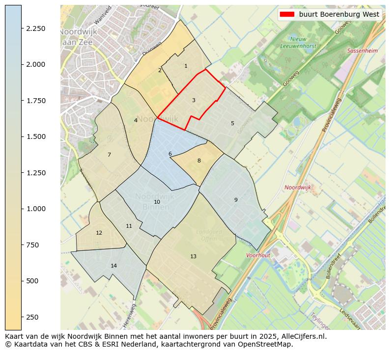 Afbeelding van de buurt Boerenburg West op de kaart.
