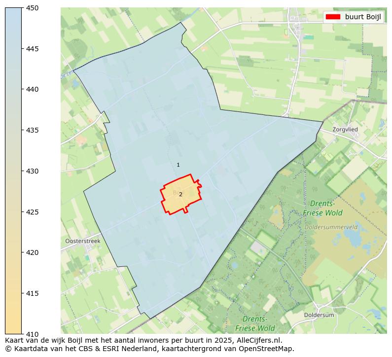 Afbeelding van de buurt Boijl op de kaart.