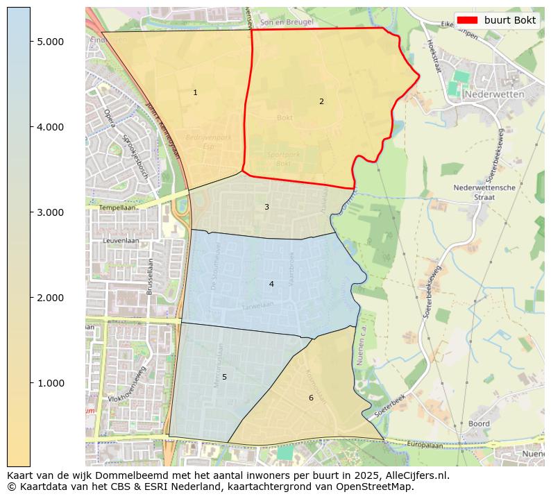 Afbeelding van de buurt Bokt op de kaart.