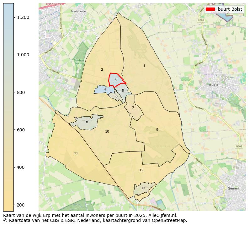 Afbeelding van de buurt Bolst op de kaart.