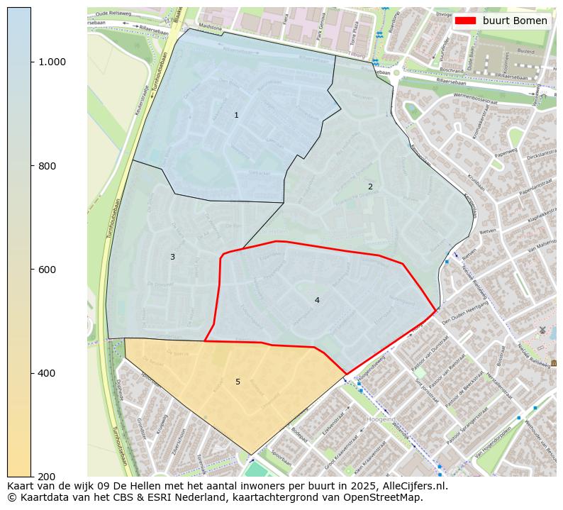 Afbeelding van de buurt Bomen op de kaart.