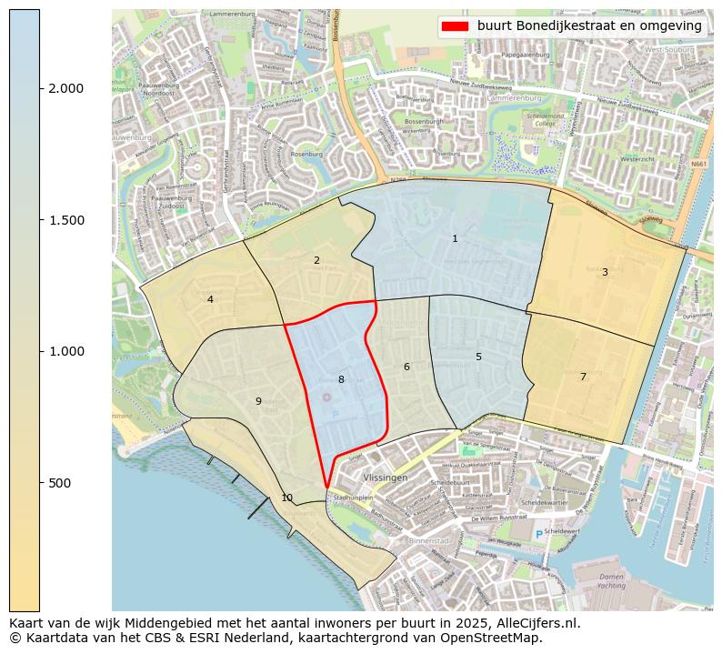 Afbeelding van de buurt Bonedijkestraat en omgeving op de kaart.