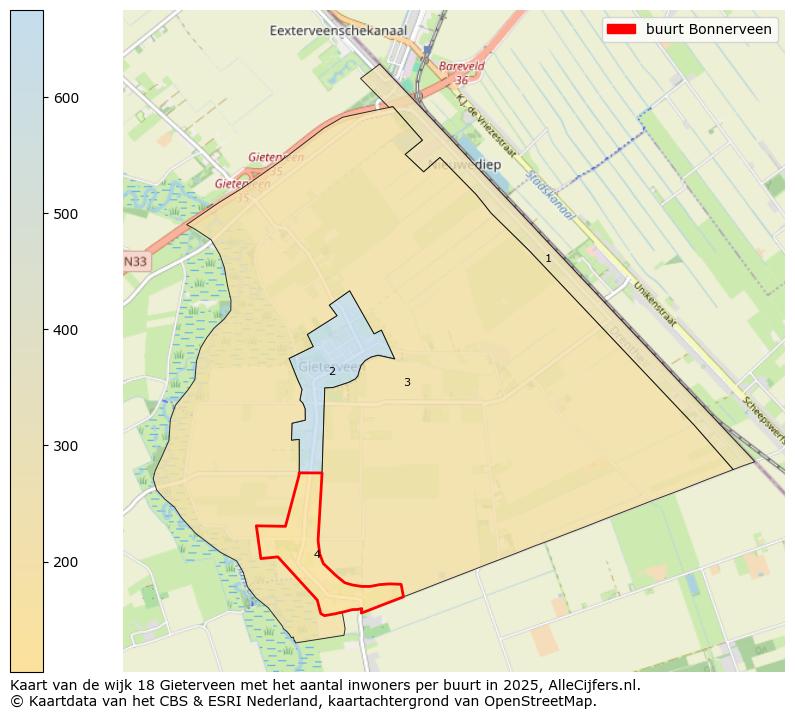 Afbeelding van de buurt Bonnerveen op de kaart.