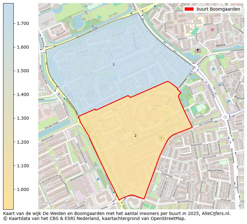 Afbeelding van de buurt Boomgaarden op de kaart.