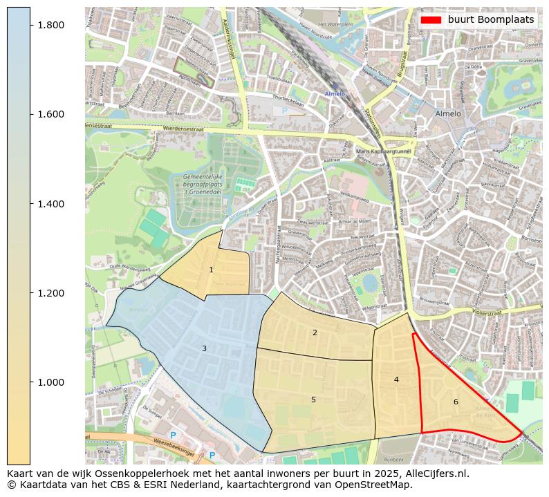 Afbeelding van de buurt Boomplaats op de kaart.