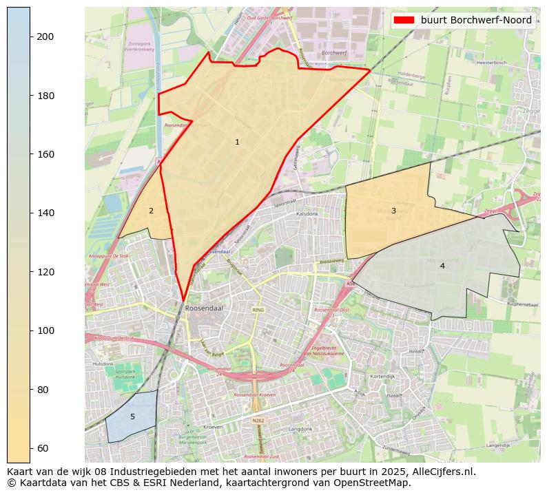 Afbeelding van de buurt Borchwerf-Noord op de kaart.