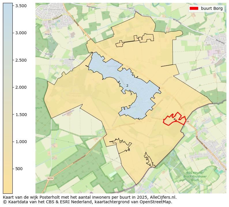 Afbeelding van de buurt Borg op de kaart.