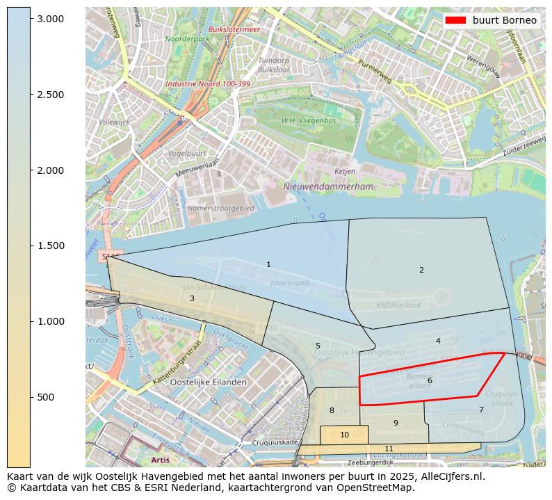 Afbeelding van de buurt Borneo op de kaart.