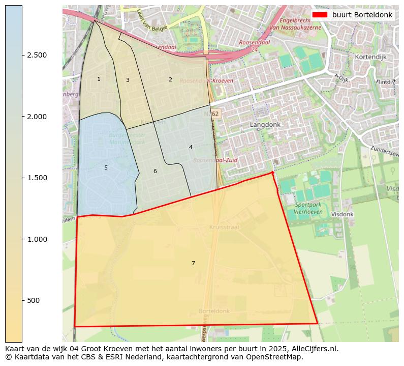 Afbeelding van de buurt Borteldonk op de kaart.
