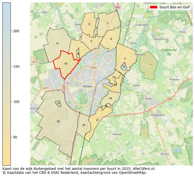 Afbeelding van de buurt Bos en Golf op de kaart.