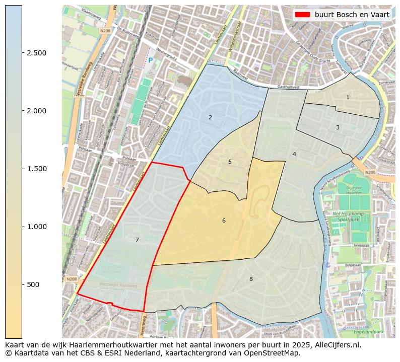 Afbeelding van de buurt Bosch en Vaart op de kaart.