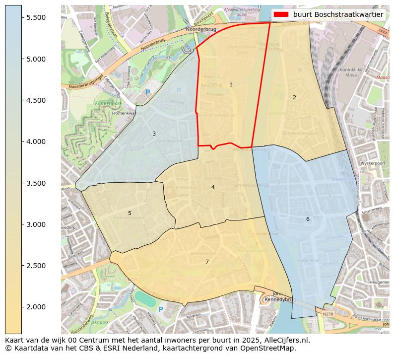 Afbeelding van de buurt Boschstraatkwartier op de kaart.