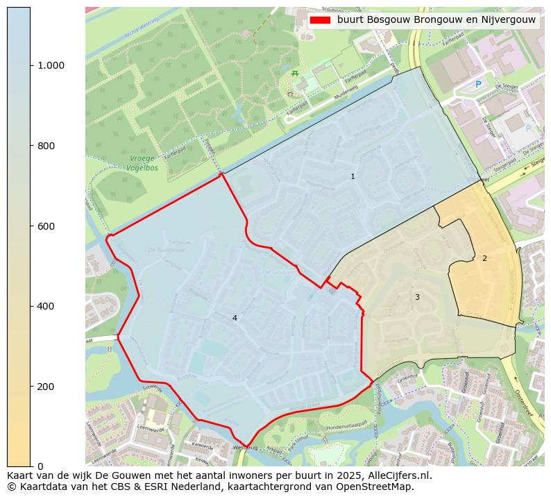 Afbeelding van de buurt Bosgouw Brongouw en Nijvergouw op de kaart.