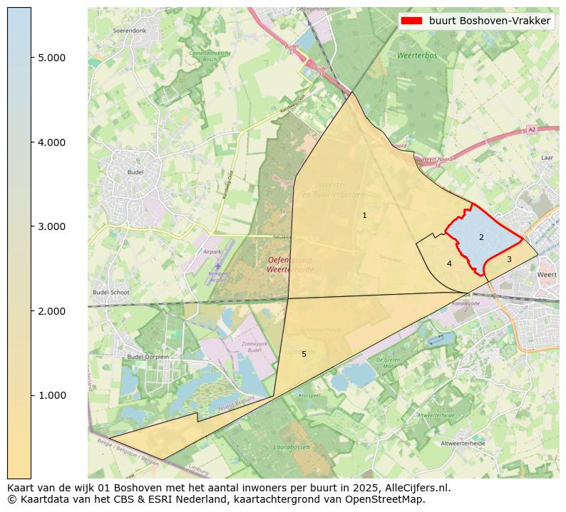 Afbeelding van de buurt Boshoven-Vrakker op de kaart.