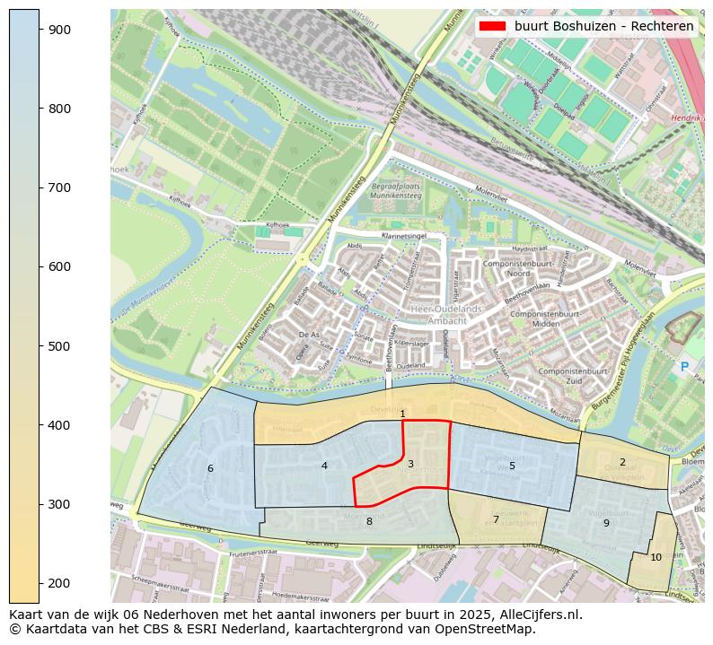 Afbeelding van de buurt Boshuizen - Rechteren op de kaart.