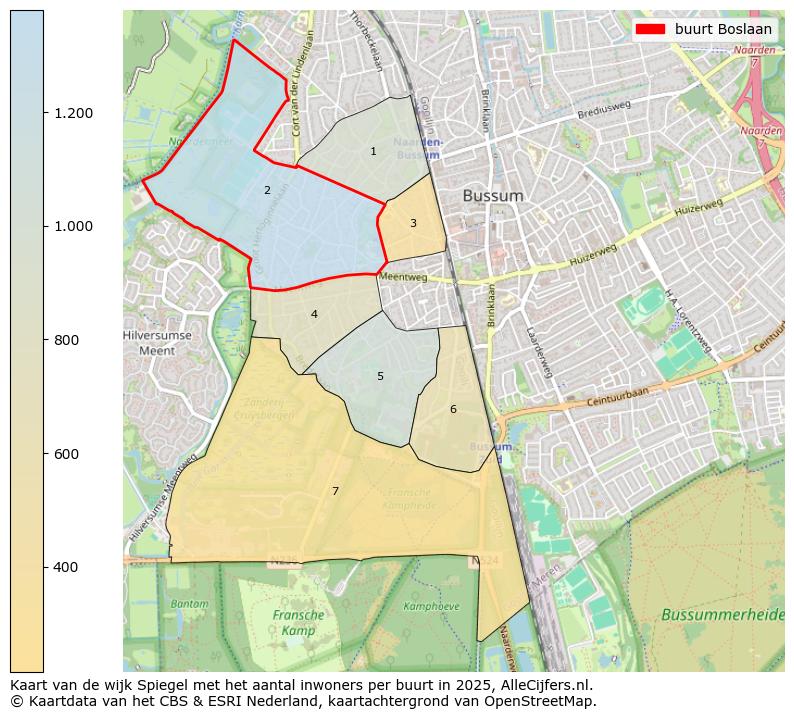 Afbeelding van de buurt Boslaan op de kaart.