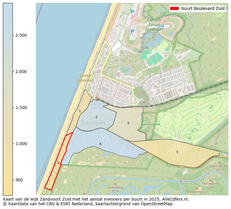 Afbeelding van de buurt Boulevard Zuid op de kaart.